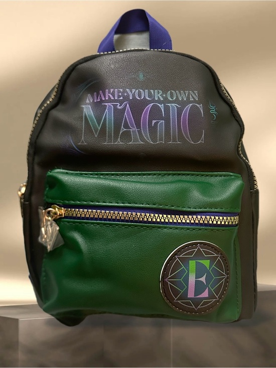 Disney \'Wicked Make Your Own Magic\' Black & Green Mini Backpack